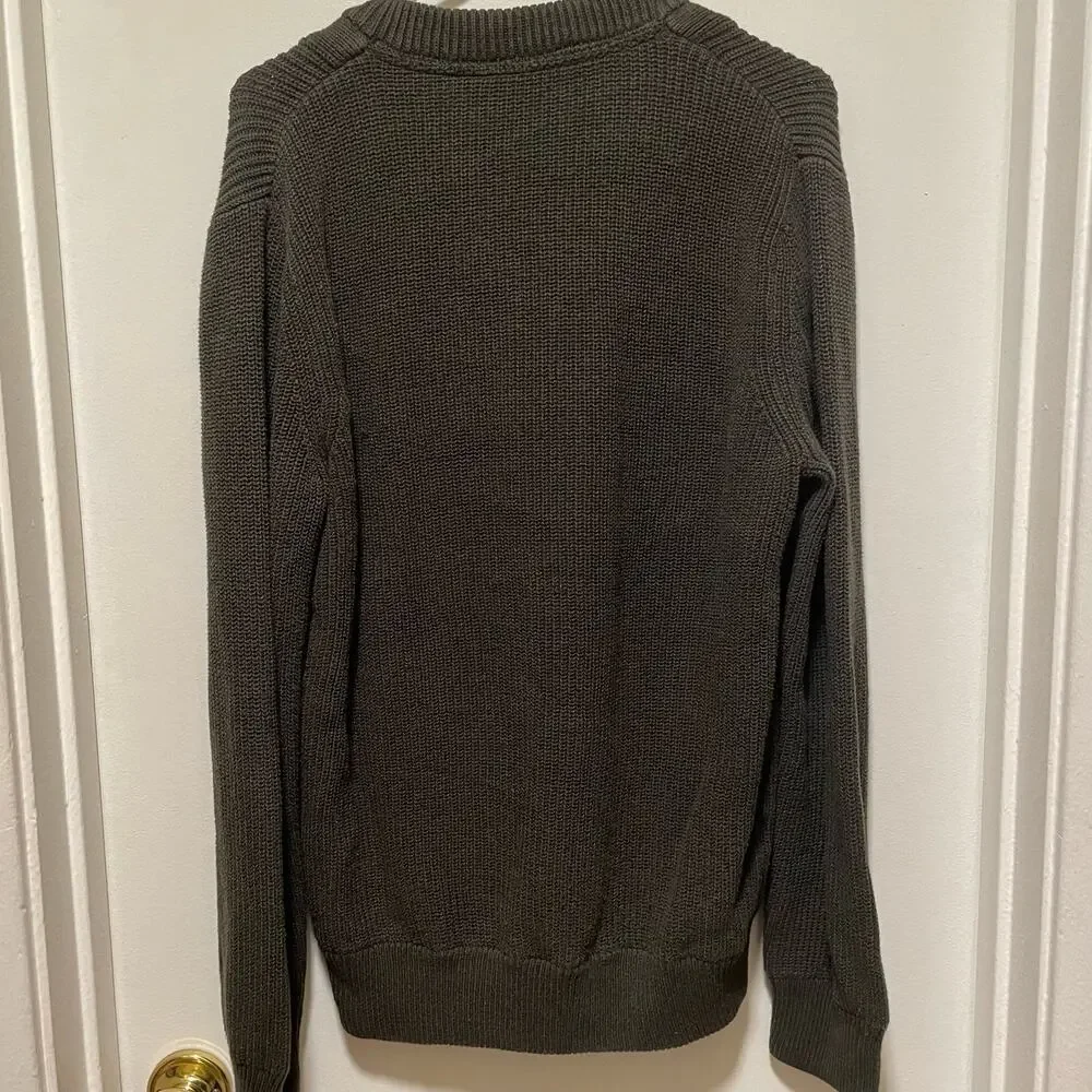 SALE!! Eddie Bauer ribbed cotton pullover sweater size large men's